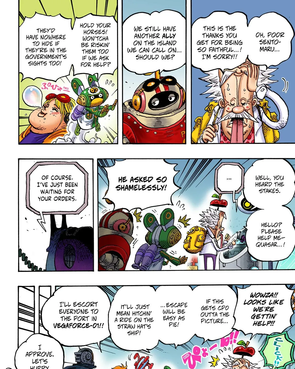One Piece Colored, chapter 1071, page 13