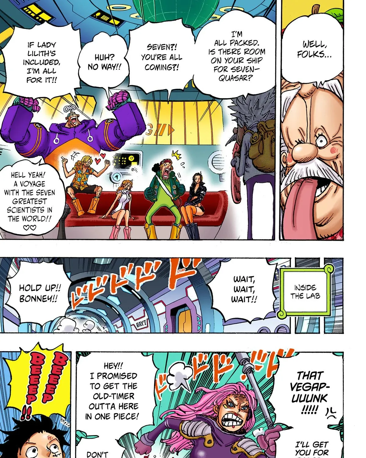One Piece Colored, chapter 1071, page 15