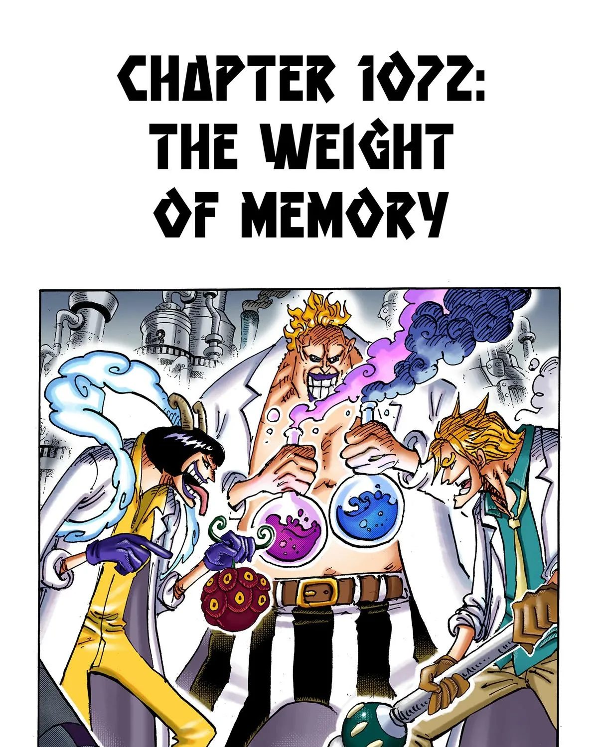 One Piece Colored, chapter 1072, page 1
