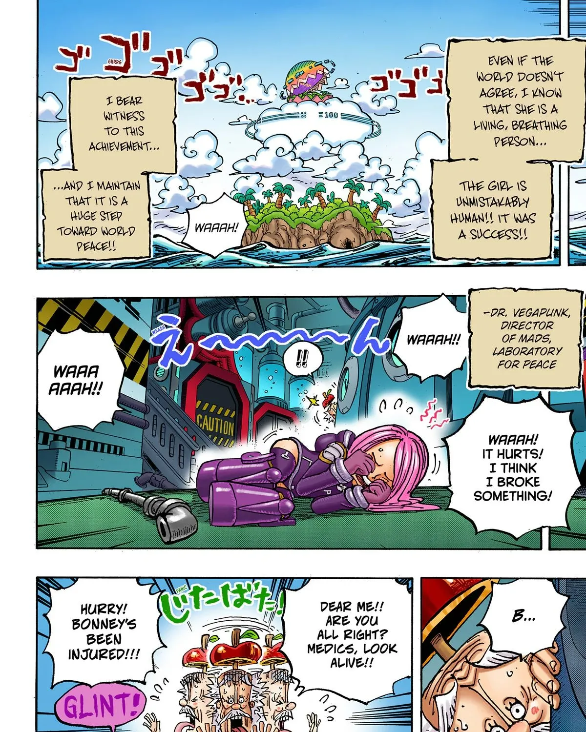 One Piece Colored, chapter 1072, page 3