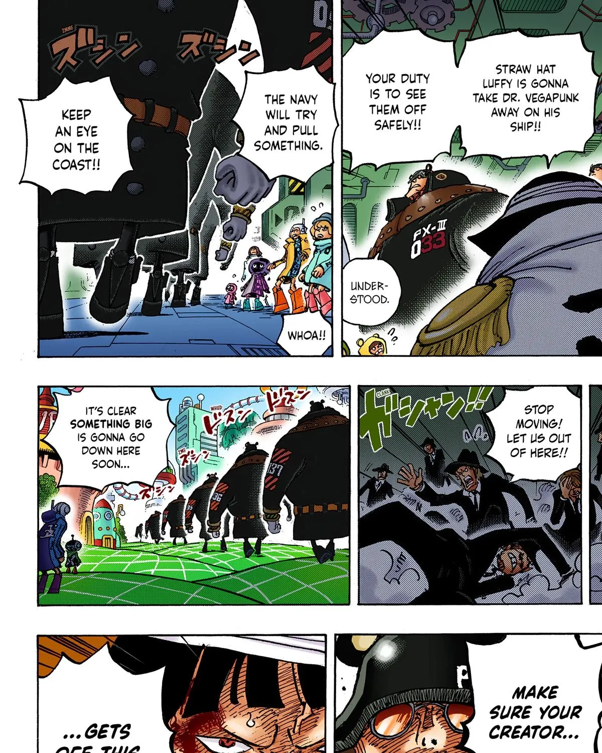 One Piece Colored, chapter 1074, page 11
