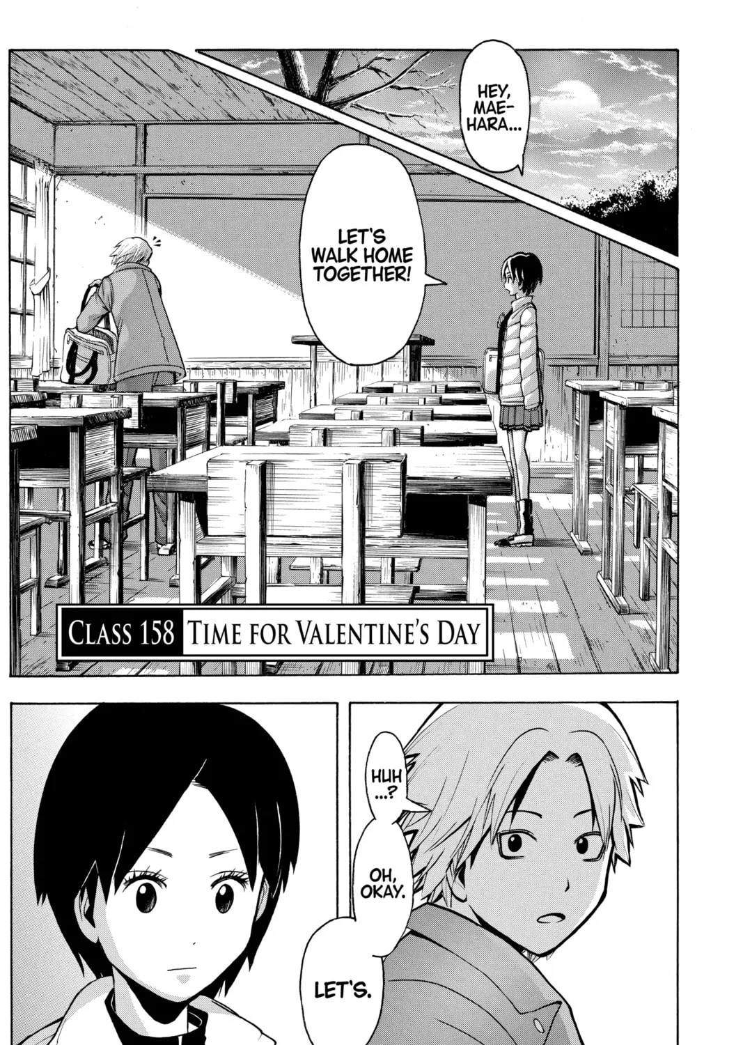 Assassination Classroom, chapter 158, page 1