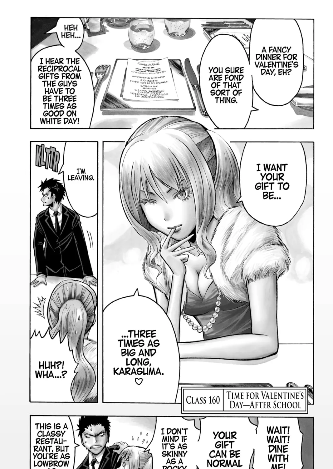 Assassination Classroom, chapter 160, page 1