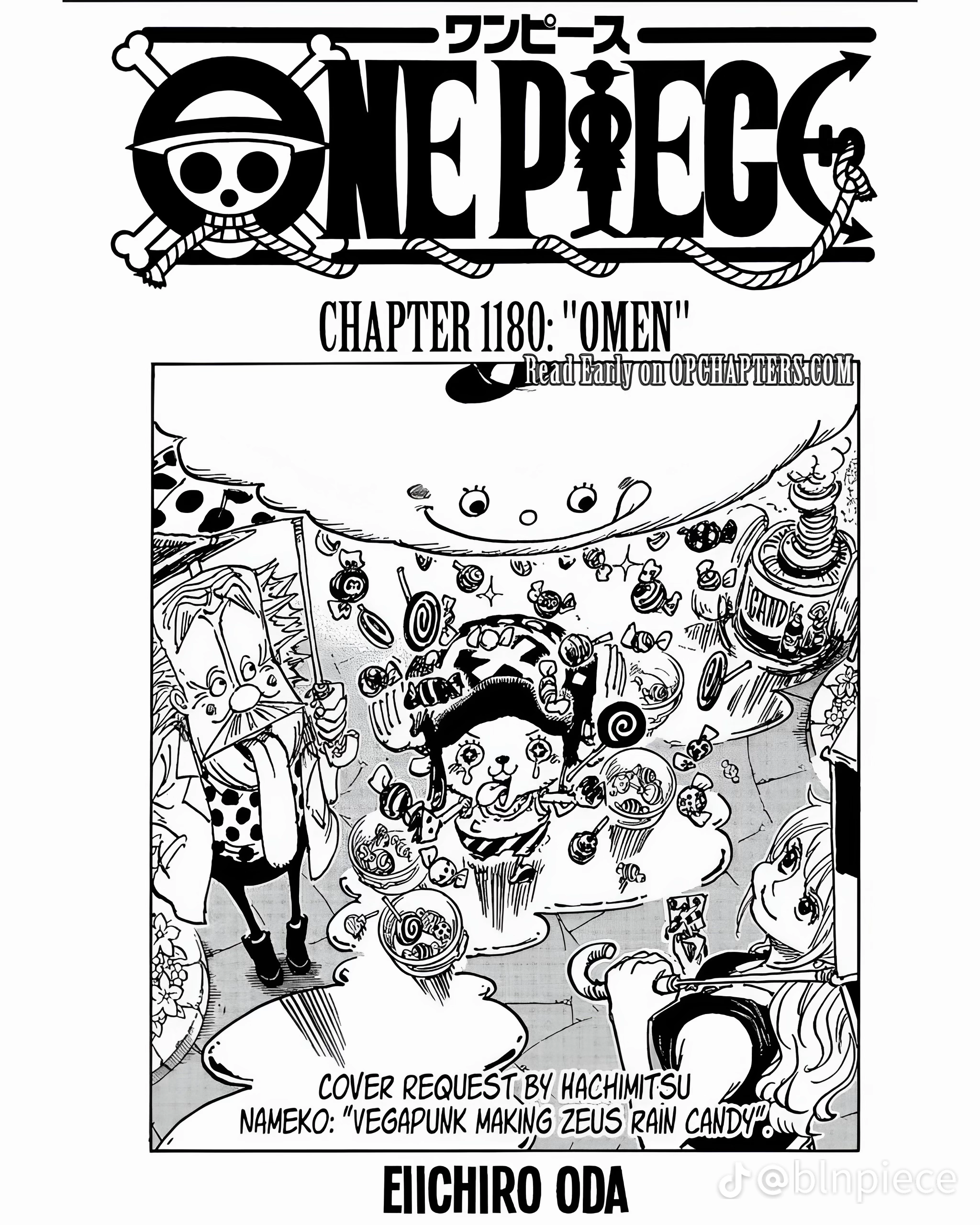 One Piece Manga, chapter 1180 ENG, page 1