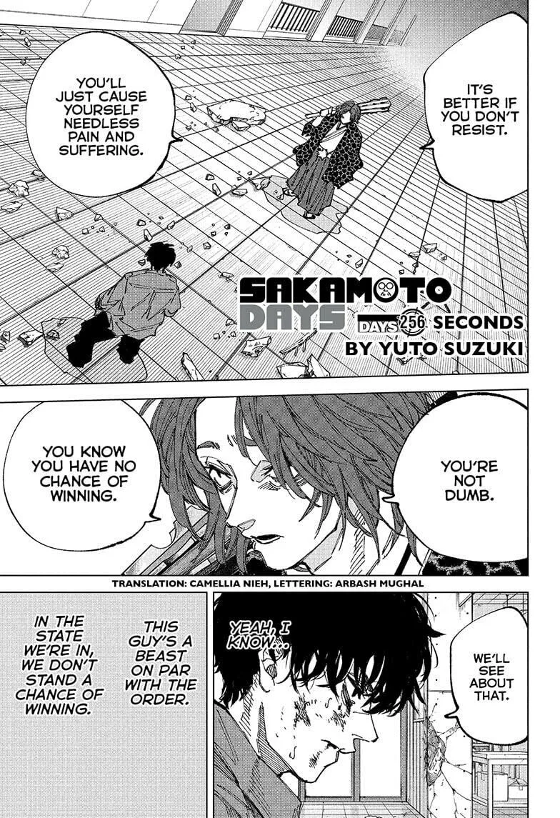 Sakamoto Days Manga Online, chapter 256, page 1
