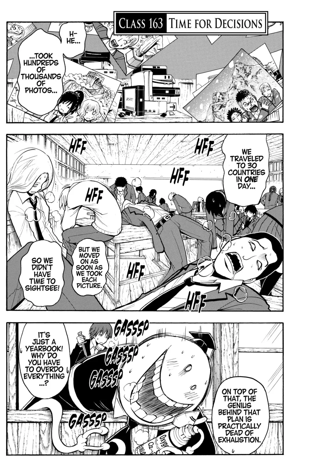 Assassination Classroom, chapter 163, page 1