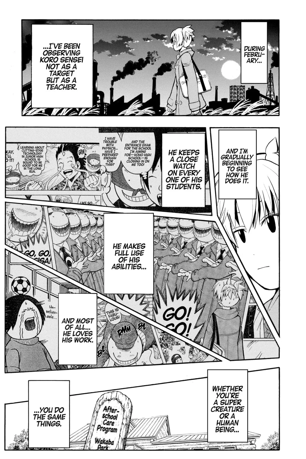 Assassination Classroom, chapter 163, page 3