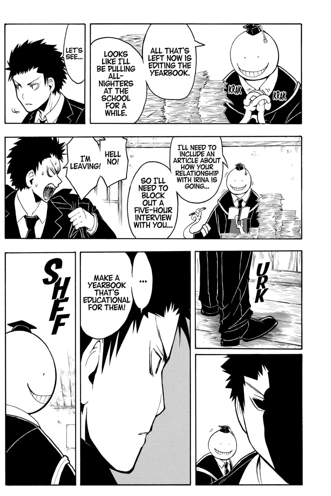 Assassination Classroom, chapter 163, page 9