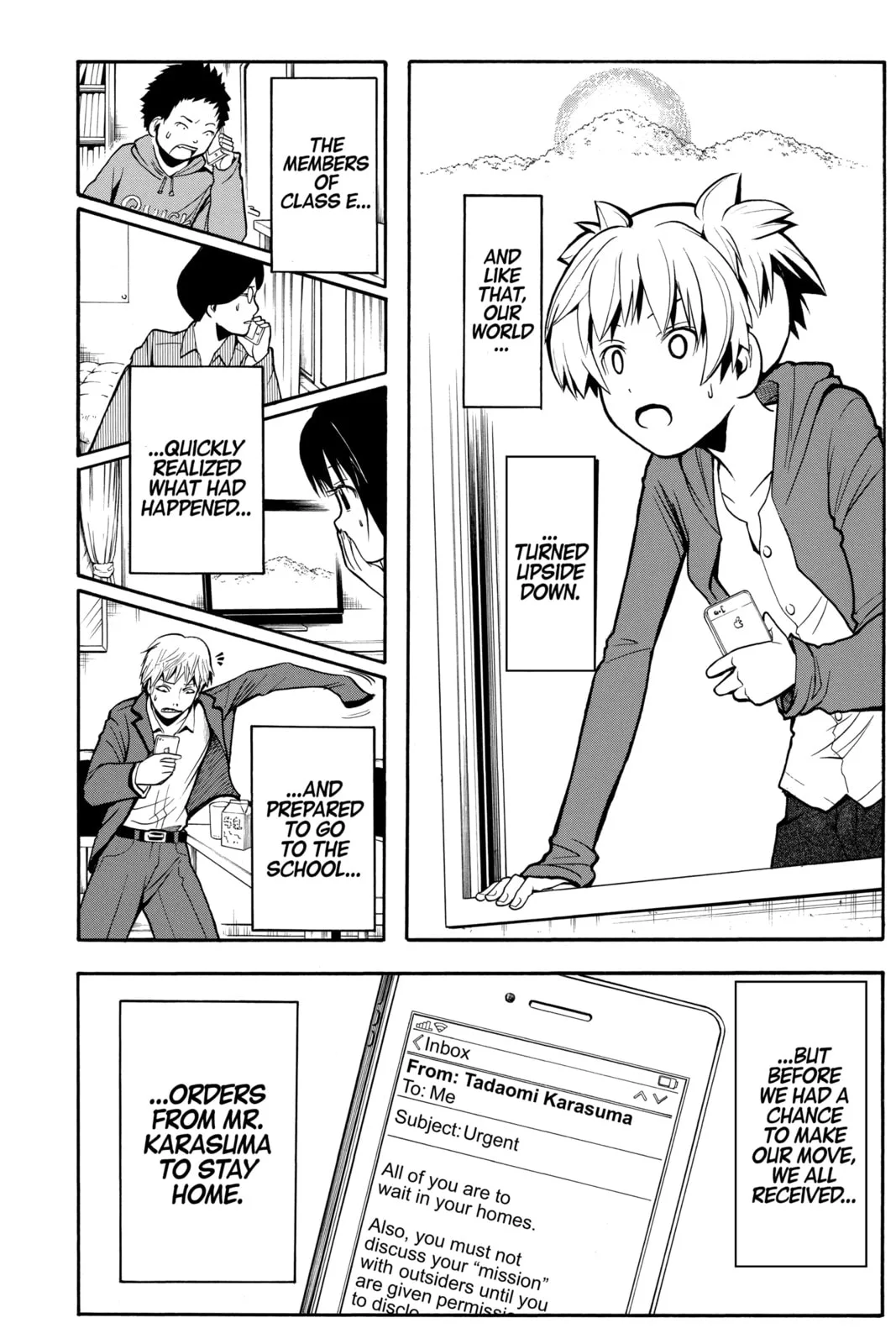 Assassination Classroom, chapter 164, page 10