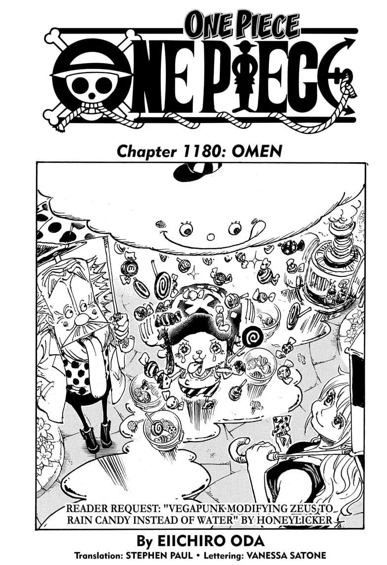 One Piece Manga, chapter 1180, page 1