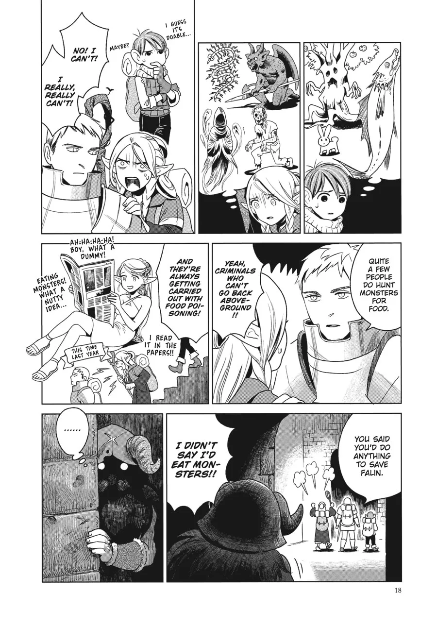 Delicious in Dungeon, chapter 1, page 14