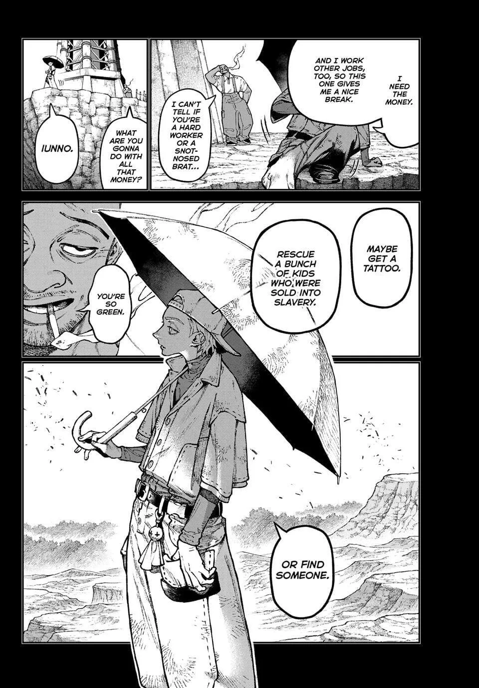 Gachiakuta Manga, chapter 166, page 4