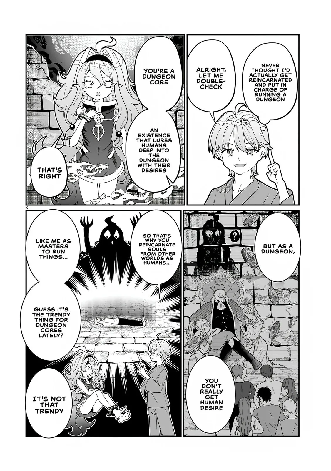Reincarnated, I'll Make the Hot Spring Dungeon!, chapter 1, page 7