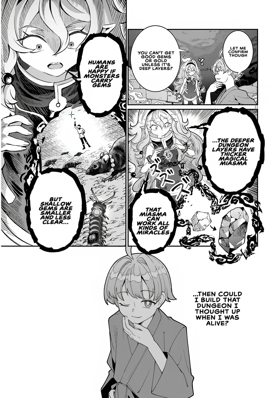 Reincarnated, I'll Make the Hot Spring Dungeon!, chapter 1, page 10