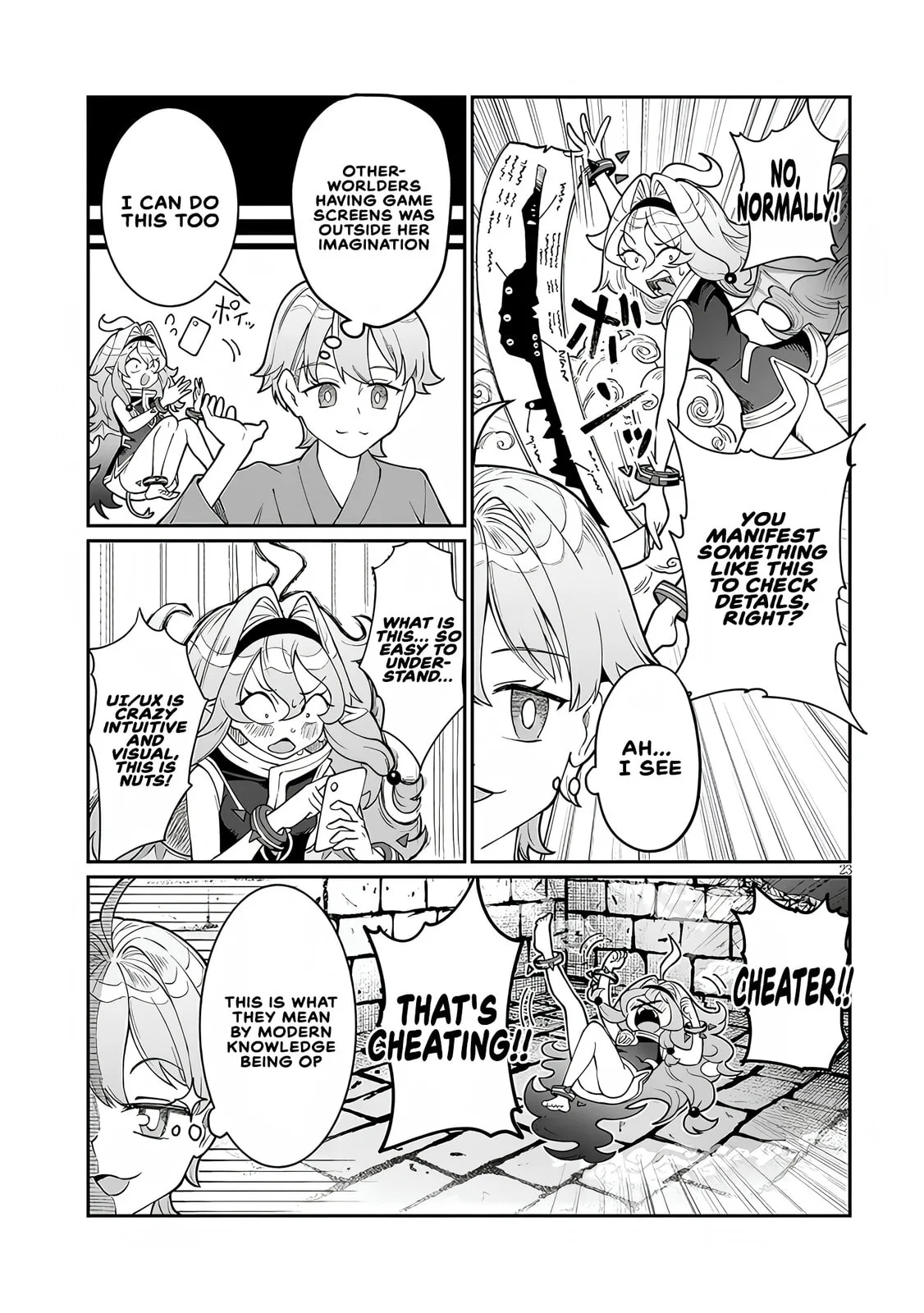 Reincarnated, I'll Make the Hot Spring Dungeon!, chapter 1, page 22