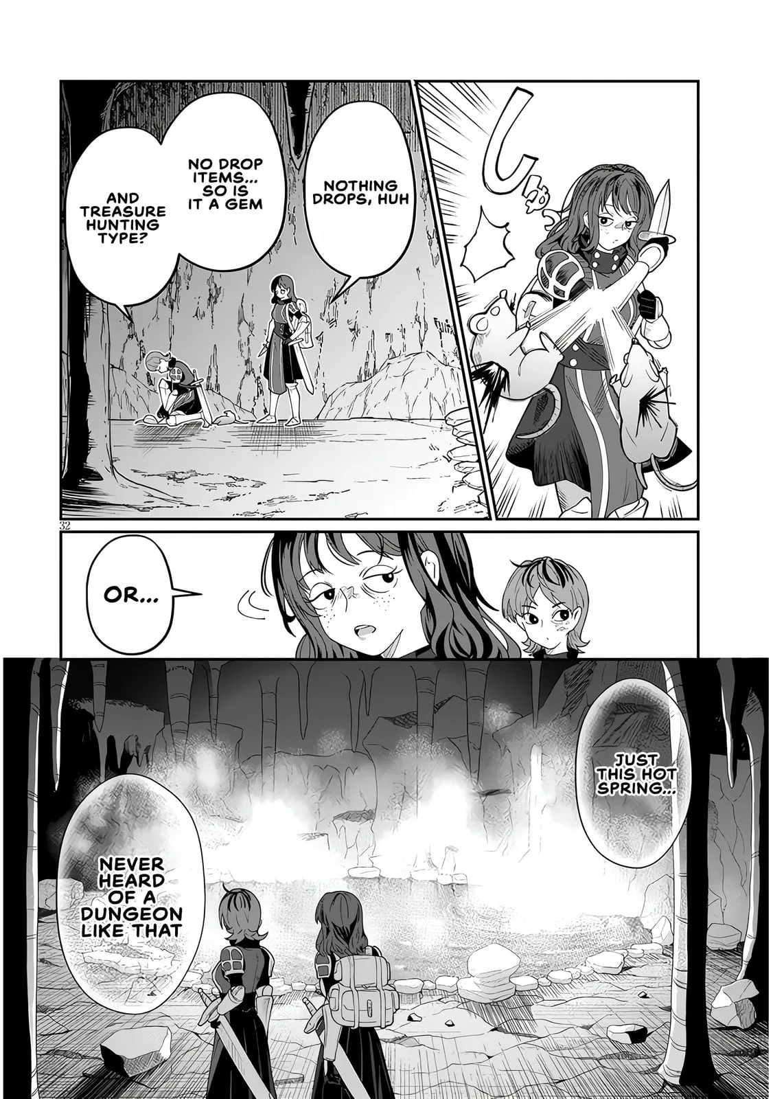 Reincarnated, I'll Make the Hot Spring Dungeon!, chapter 1, page 29