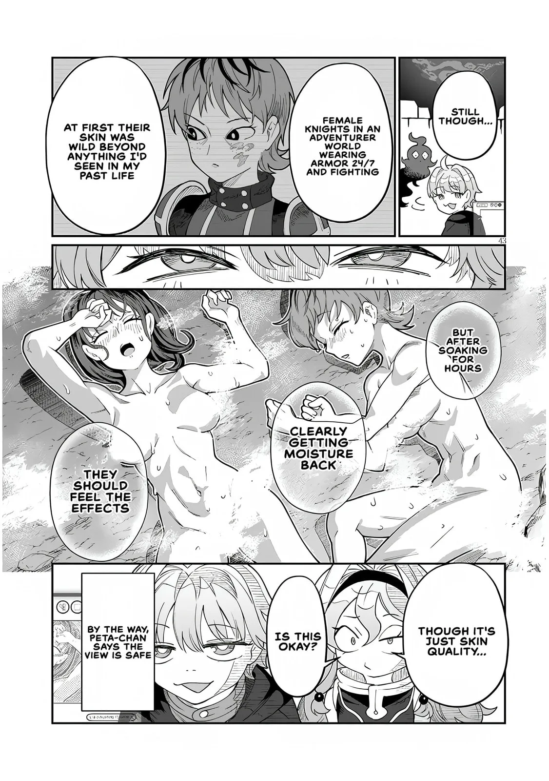 Reincarnated, I'll Make the Hot Spring Dungeon!, chapter 1, page 40