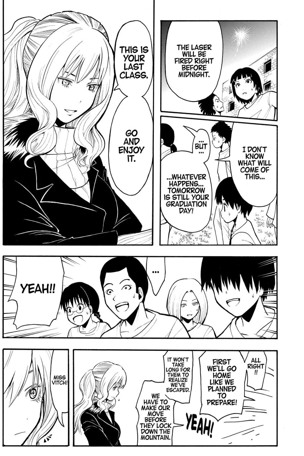 Assassination Classroom, chapter 167, page 9