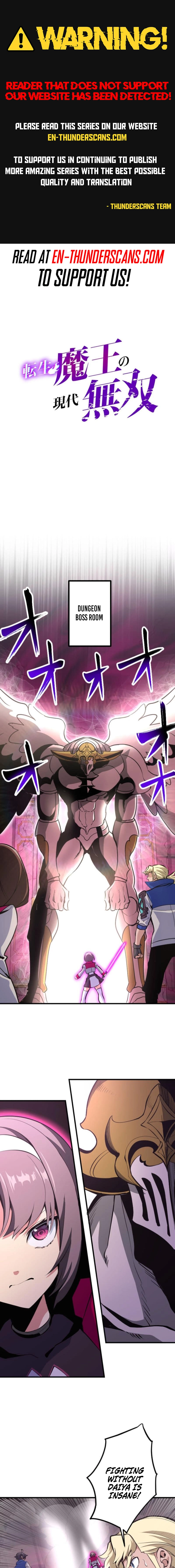 The Reincarnated Demon King is Unrivaled Domination in the Modern World, chapter 22, page 1