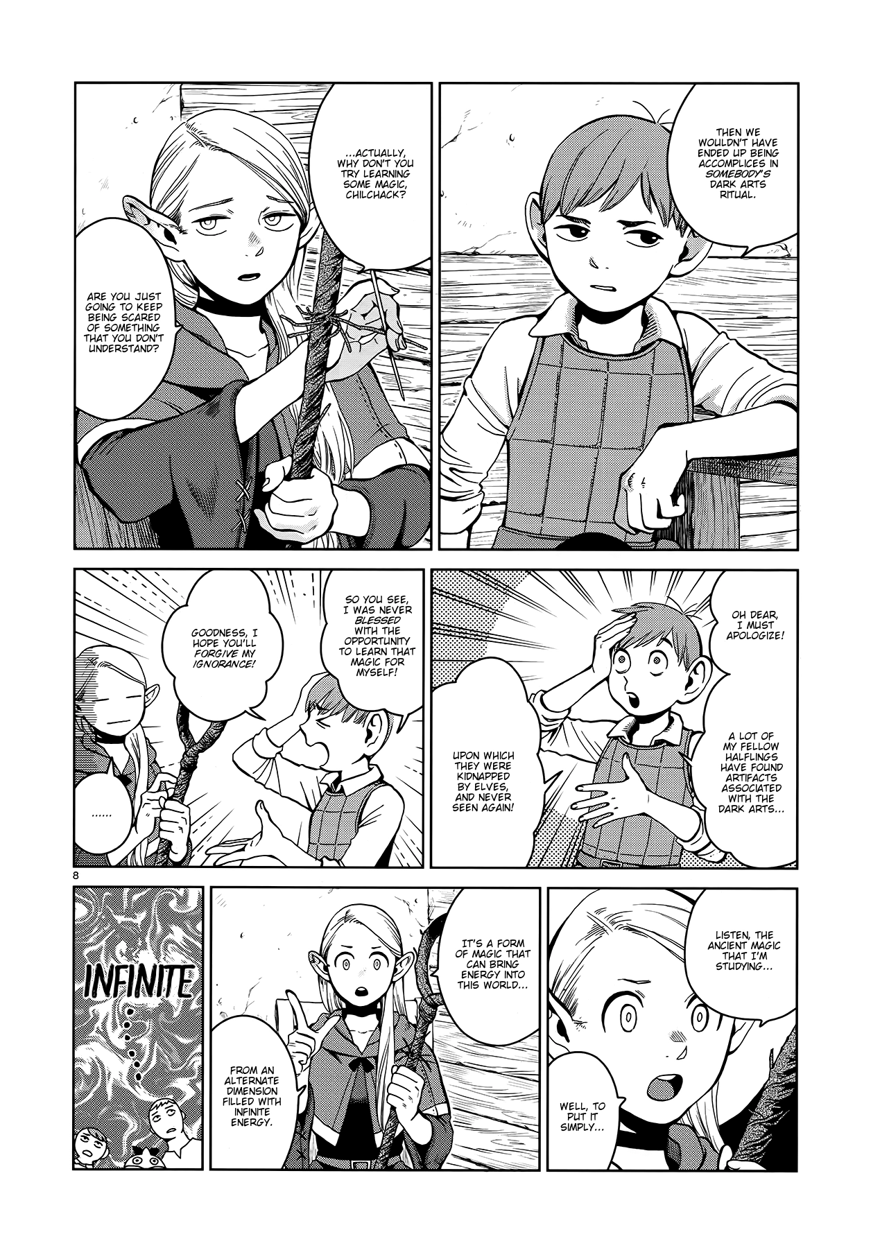 Delicious in Dungeon, chapter 34, page 8
