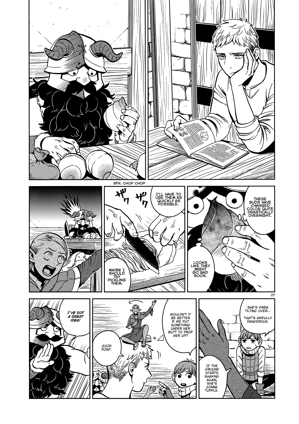 Delicious in Dungeon, chapter 34, page 27