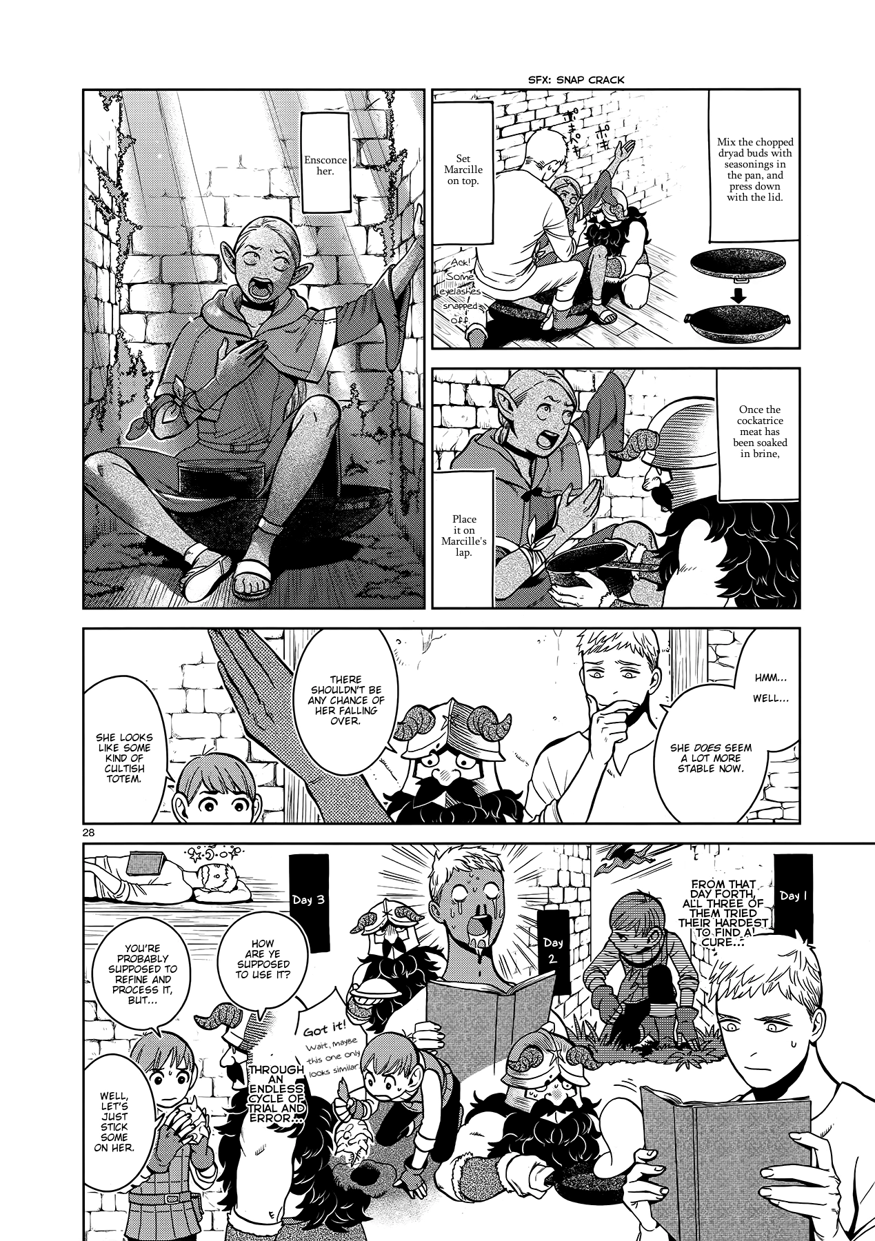 Delicious in Dungeon, chapter 34, page 28
