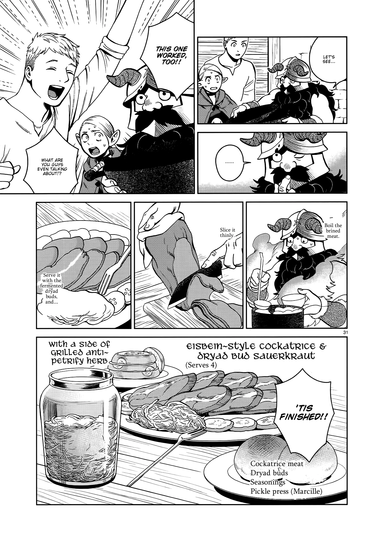 Delicious in Dungeon, chapter 34, page 31