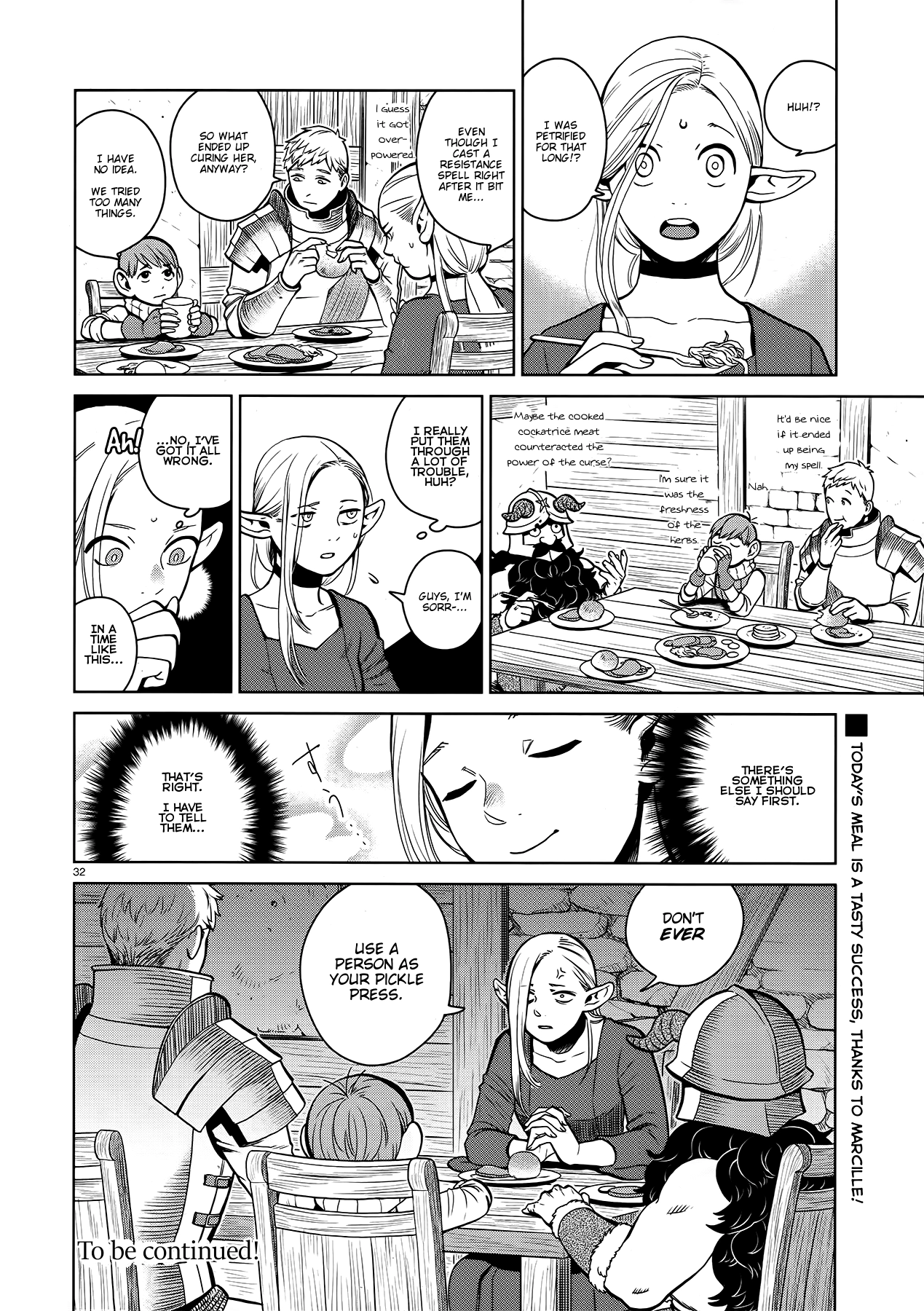Delicious in Dungeon, chapter 34, page 32
