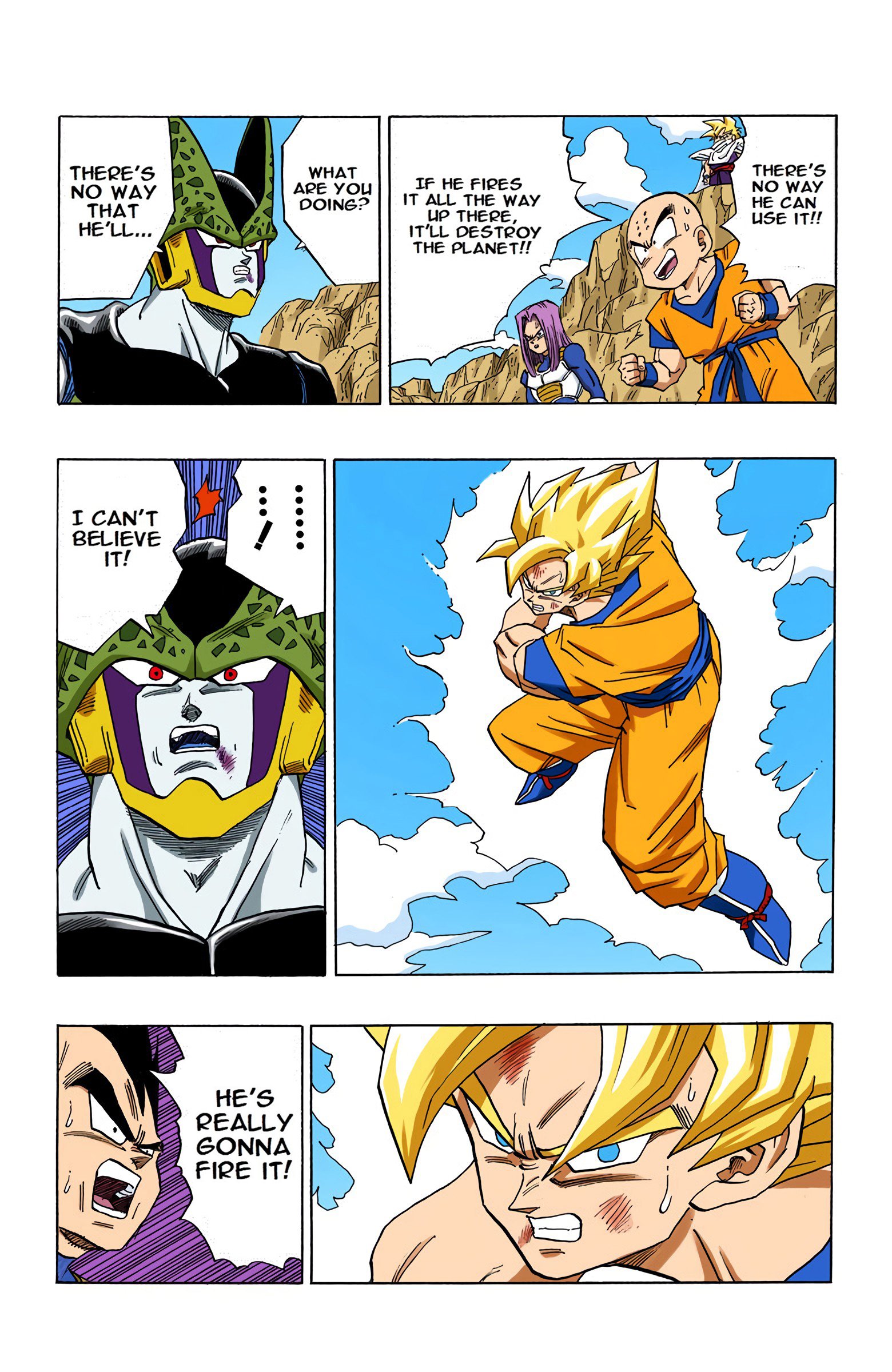 DBZ Perfect Cell Saga (Colored)