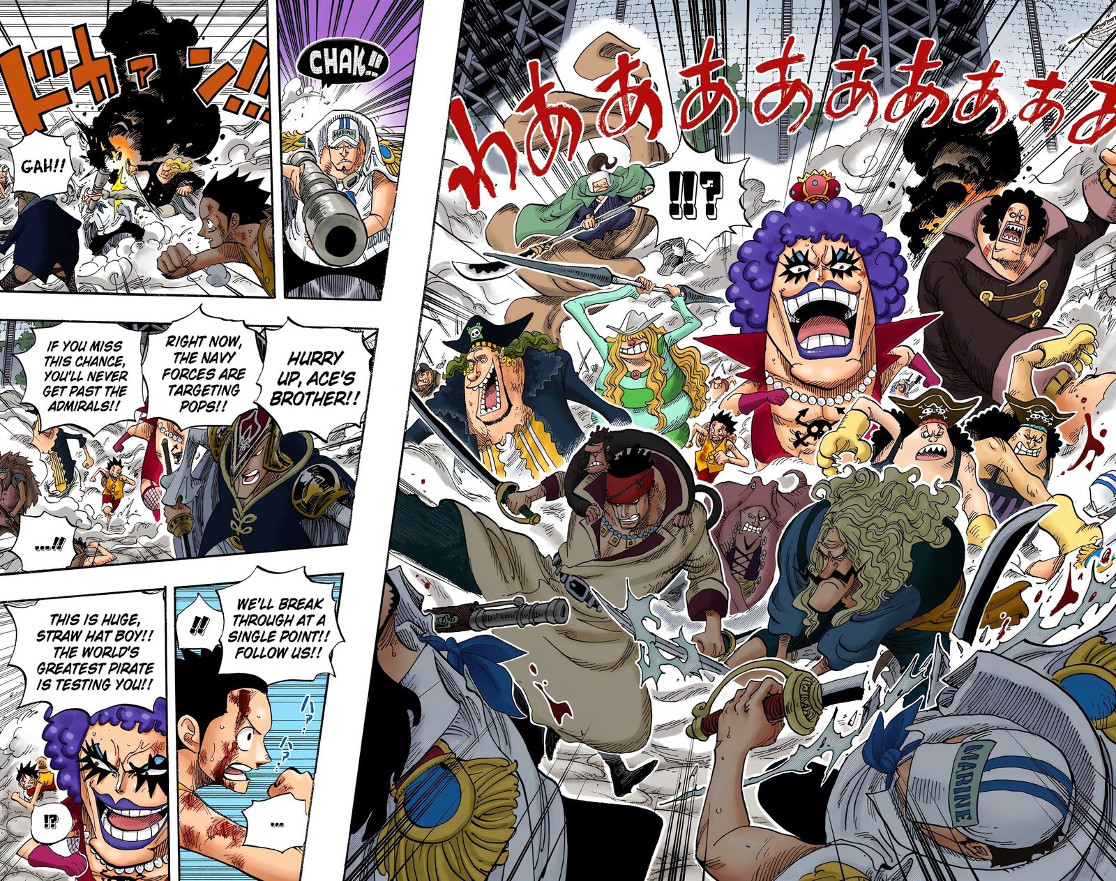 One Piece Colored Manga