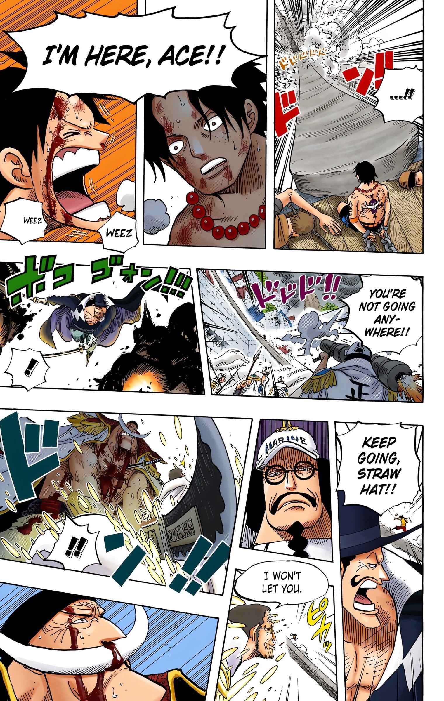 One Piece Colored Manga